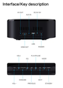 DVD Player With HDMI Mini Bluetooth Portable Home Theater CD Player Built-in Speakers And Battery For Indoor / Outdoor