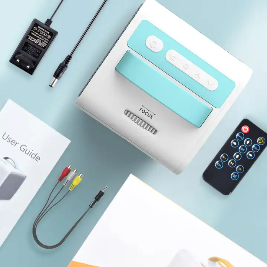 Q2 Pocket Portable Mini Projector , Smartphone Full HD Home Cinema Video Home Theatre Projector , Movie Projector