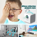 Q2 Pocket Portable Mini Projector , Smartphone Full HD Home Cinema Video Home Theatre Projector , Movie Projector