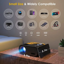 OEM 9000 High Lumens Pocket Mini Projector P64 Beamer 4K LCD LED Video Projector  for Outdoor Movie Night