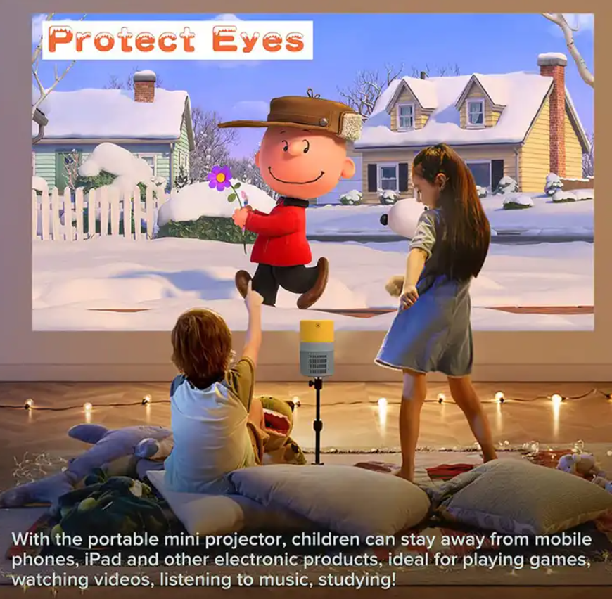 P400 Mini Projector Native 360P Support 1080P Mini LED Projector Portable Home Theatre Video Movie Beamer For Kids