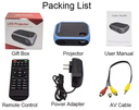Small Micro LCD Home Outdoor Pico Pocket Portable LED Mini Projector M25 For Mobile Phone Kids