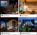Small Micro LCD Home Outdoor Pico Pocket Portable LED Mini Projector M25 For Mobile Phone Kids