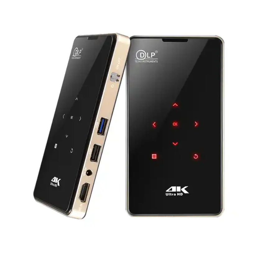P8 MINI Projector Phone Pico DLP Projector 4K Support WIFI Indoor Outdoor Movie Game Video Projectors