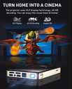 P8 MINI Projector Phone Pico DLP Projector 4K Support WIFI Indoor Outdoor Movie Game Video Projectors