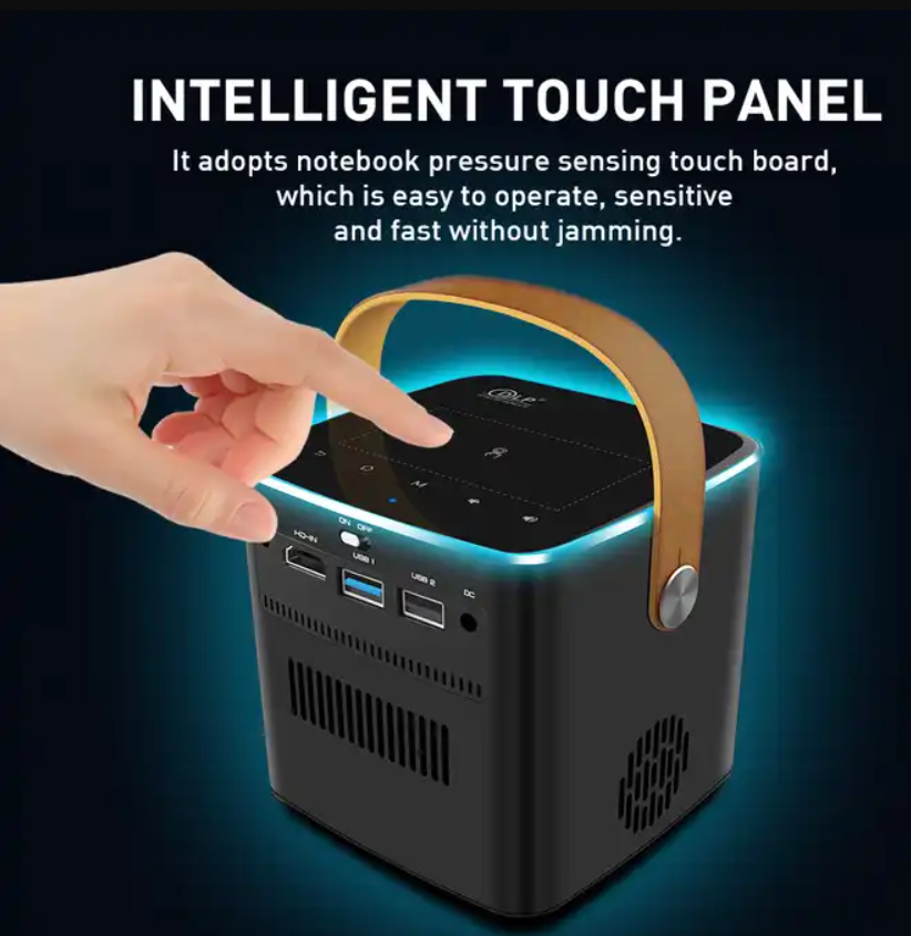P12 1080P Projector 4K Support Salange Android LED Full HD Smart Beamer 3D DLP Projector Indoor and Outdoor