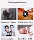 P7 Android Projector DLP Mini Portable Outdoor Movie Built-in 15600 mAh 4K Small Projector Smart Home Theatre Beamer