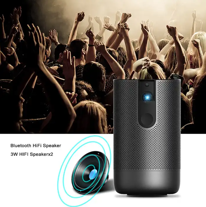 P09 DLP Portable Projector Android With BT Full HD 1080P Mini Pocket LED Projector For Home Video Projector