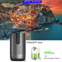 P09 DLP Portable Projector Android With BT Full HD 1080P Mini Pocket LED Projector For Home Video Projector