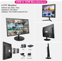 Monitor PC OEM 19 Inch Lcd Led Display Vga Port Home Working Desktop Pc Computer Monitor