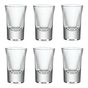 6 Pieces Of Heavy Base  Shot Glasses - Colorless