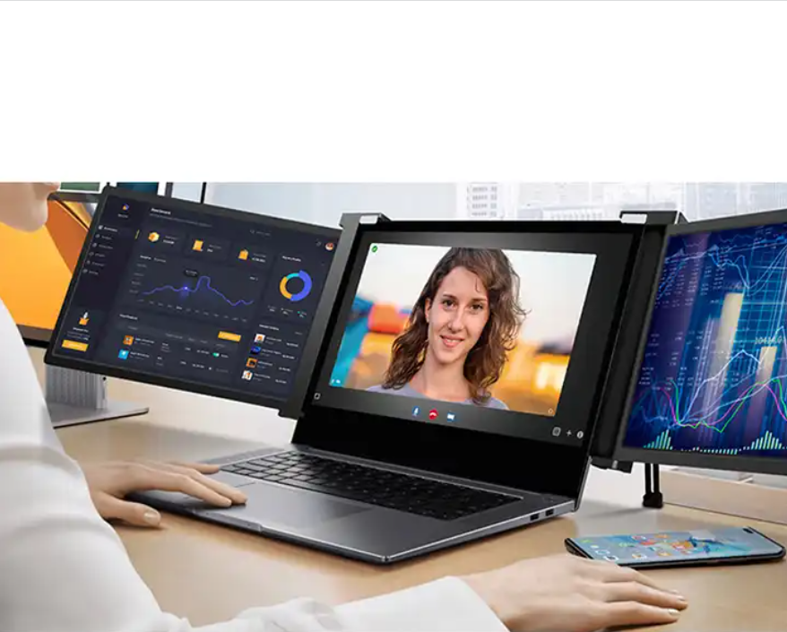 Dual Extra Triple Screen Monitors 13.3 inch Curved Gaming Monitor Director Monitor Smarttings