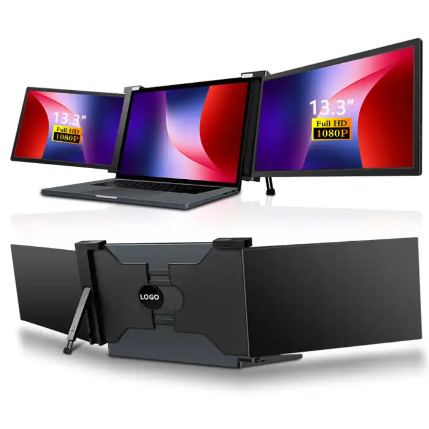 Dual Extra Triple Screen Monitors 13.3 inch Curved Gaming Monitor Director Monitor Smarttings