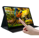 Multitasking portable monitor touch screen 15.6 inch FULL VIEW HDR10 IPS Type C FHD double gaming screen for laptop