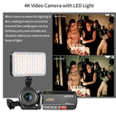 AC5 ORDRO Professional 4K Camcorder , UHD Live Streaming Camcorder Youtube , Vloging  ,Video Camera