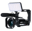 Ordro AC7 10X Optical Zoom Video Camera Wifi Recorder 4k Camcorder