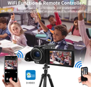 AX60 UHD 4K SONY 5.0MP Optical Video camera 3.5'' IPS Screen Digital cameras For Live Streaming Conference Recording With HDMI