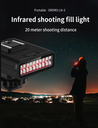 LN-3 Hunting Device IR LED Light Infrared Night Vision Photography Light For Night Vlog Recording Compatible DSLR