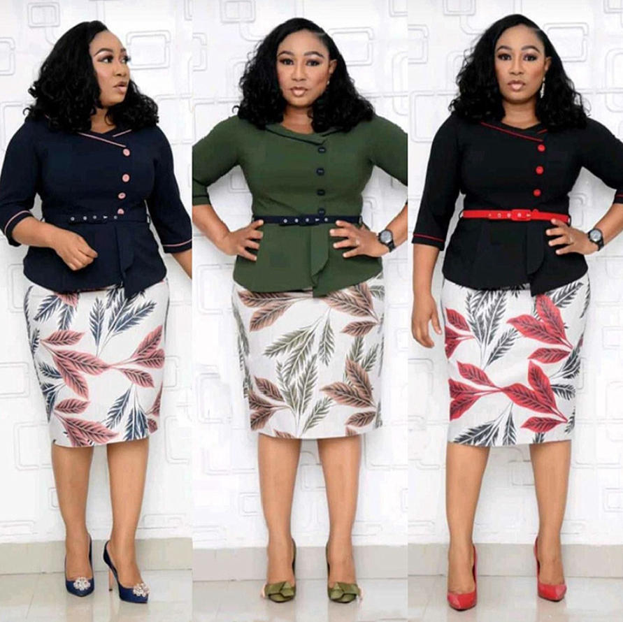 Ladies Office Dress - Multi color