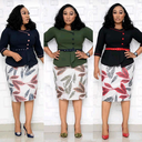 Ladies Office Dress - Multi color